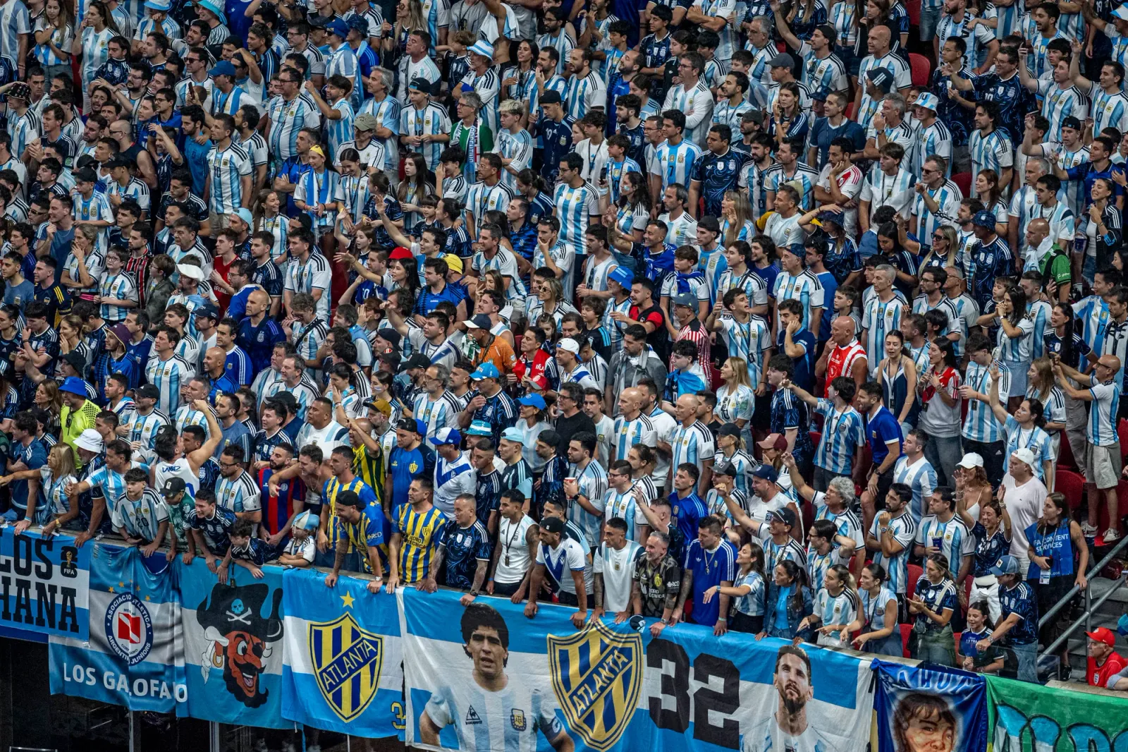 A torcida argentina