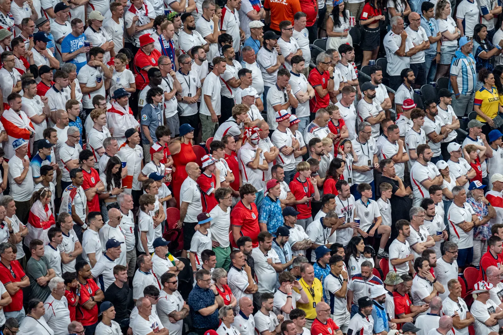A torcida inglesa